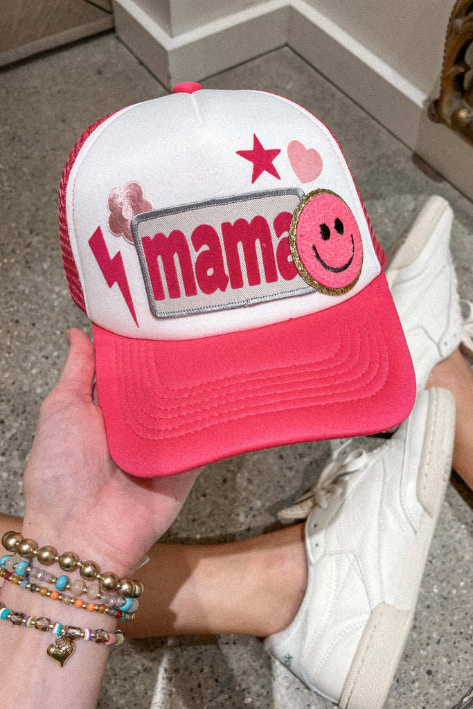 Mama Patch Trucker Hat - BluePeppermint Boutique