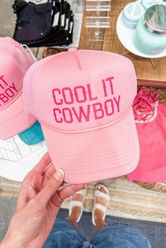 Cool It Cowboy Trucker Hat - BluePeppermint Boutique