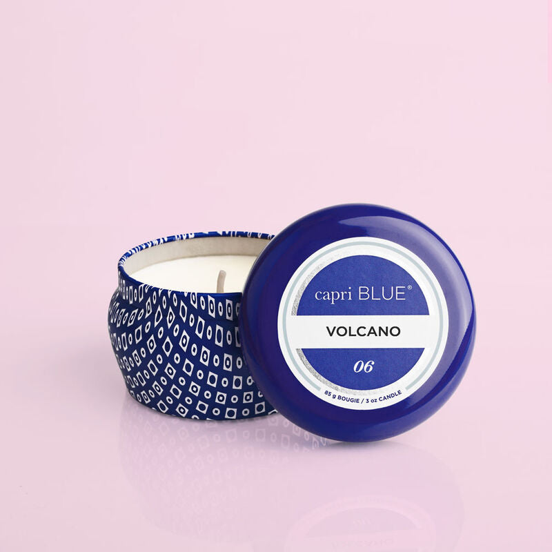 Capri Blue Volcano Mini Tin Candle - Blue - BluePeppermint Boutique