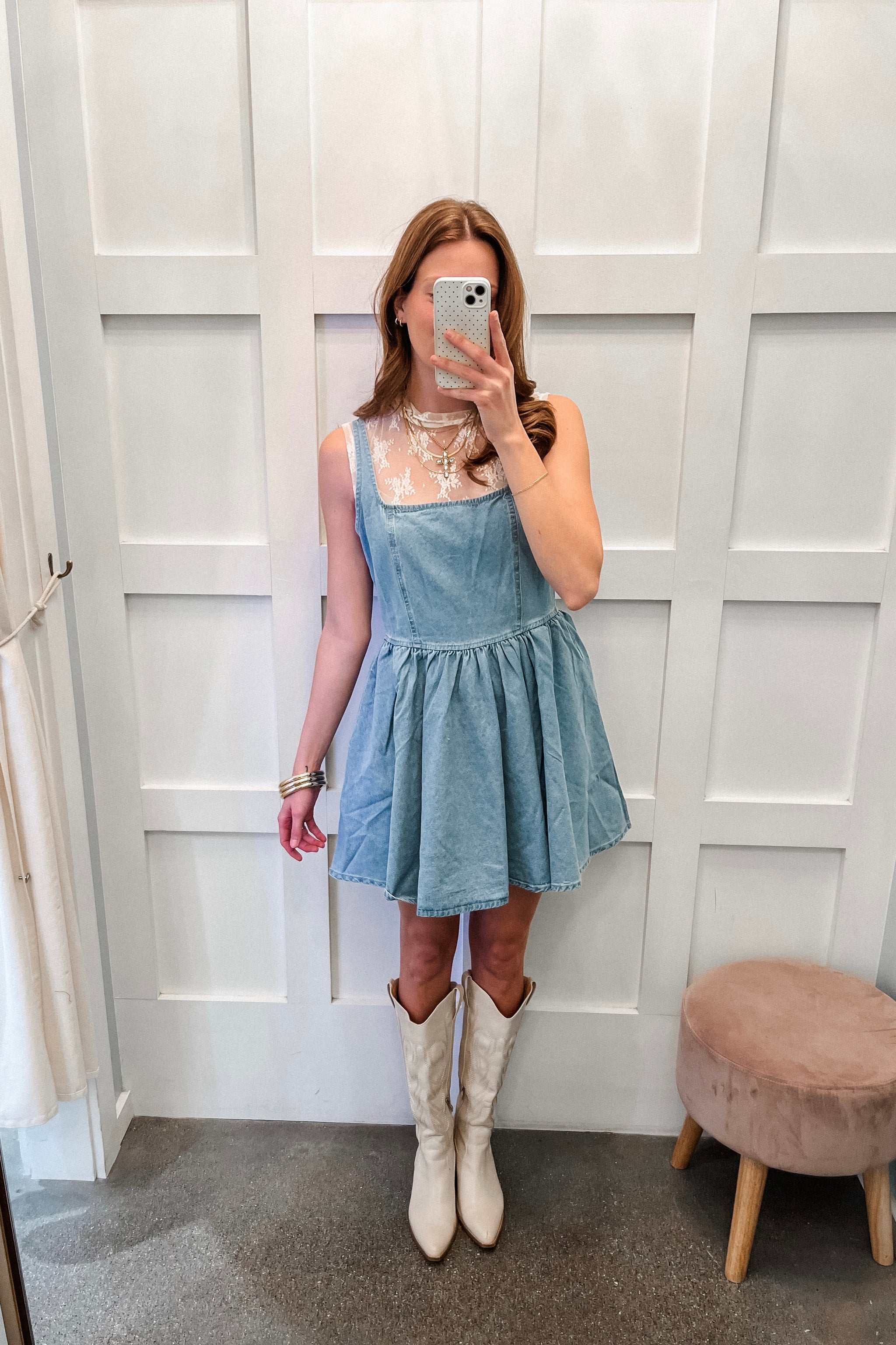 lightweight denim dress Down to Dallas Denim Dress - Light Wash, Large | Hazel and Olive