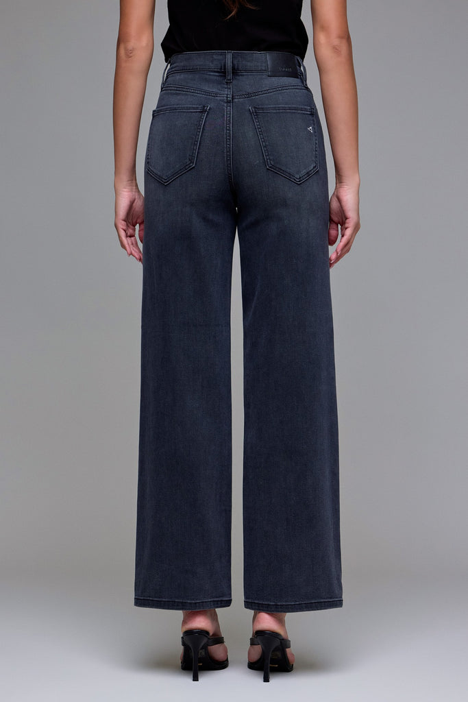 Hidden | Black High Rise Dad Jean - BluePeppermint Boutique