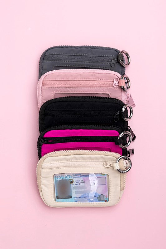 Journey Clippable ID Wallet Pouch - BluePeppermint Boutique