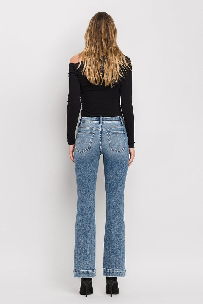 Mount Bruce Mid Rise Bootcut Jeans - BluePeppermint Boutique