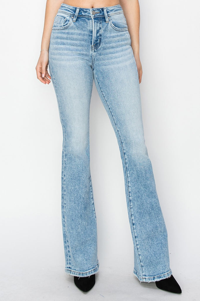 Risen | Laredo High Rise Bootcut Jeans - BluePeppermint Boutique