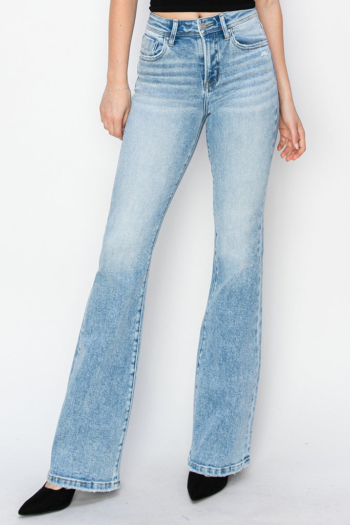 Risen | Laredo High Rise Bootcut Jeans - BluePeppermint Boutique