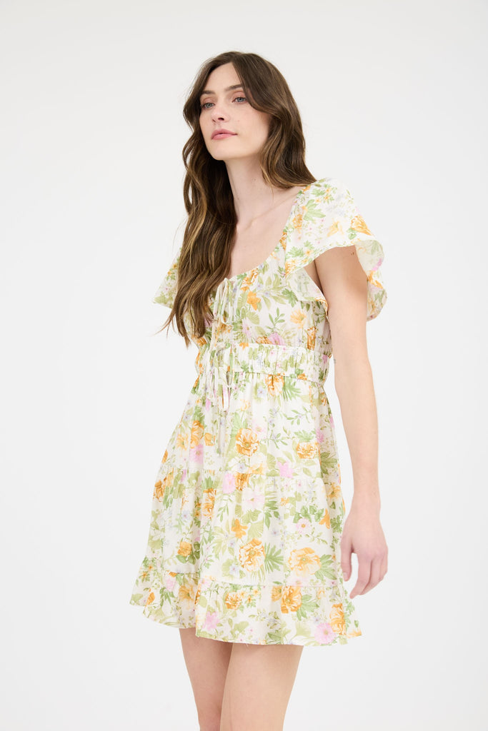 Teatime Floral Dress - BluePeppermint Boutique