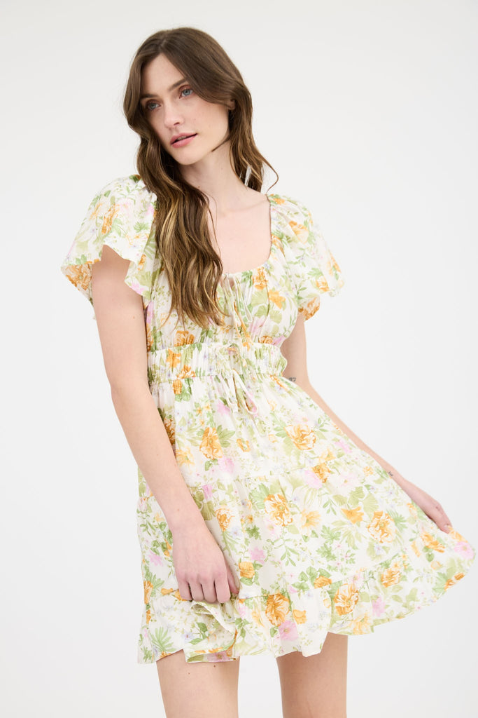 Teatime Floral Dress - BluePeppermint Boutique