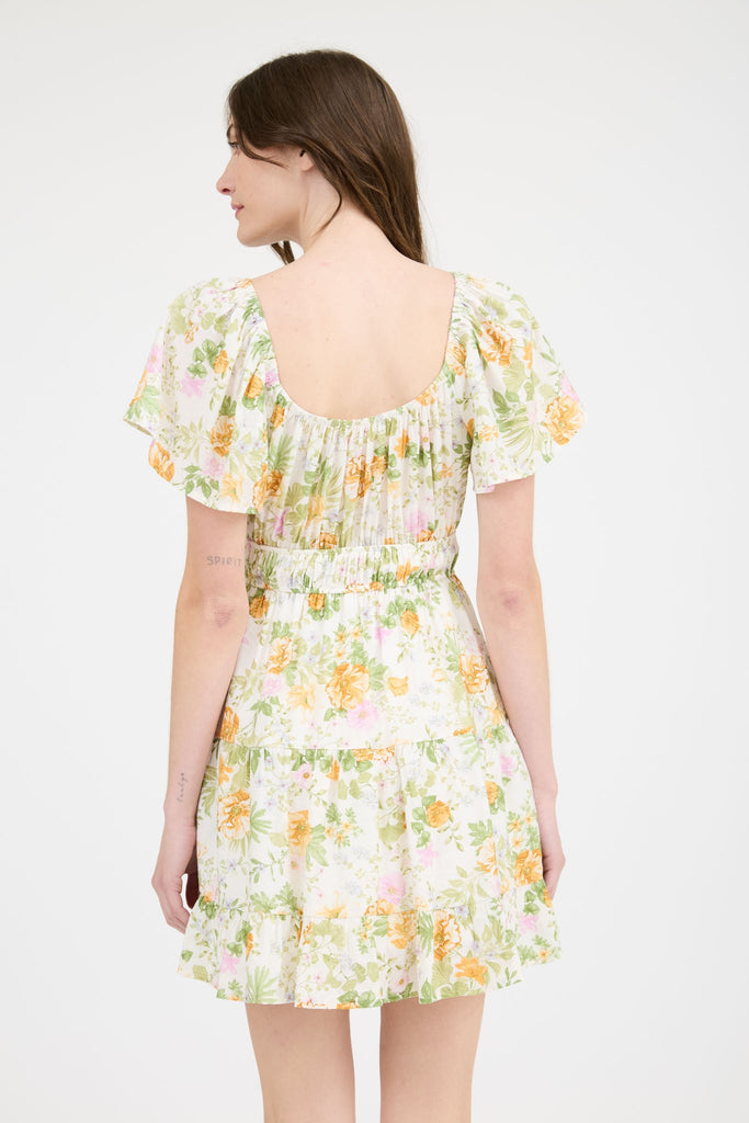 Teatime Floral Dress - BluePeppermint Boutique