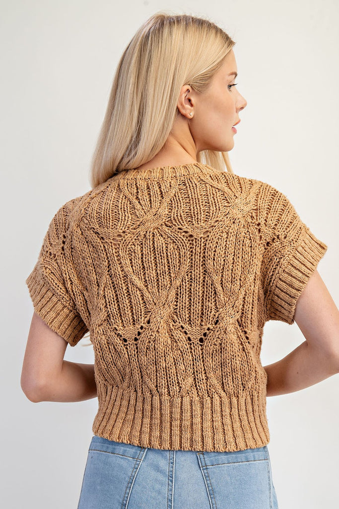 Dustin Sweater Top - BluePeppermint Boutique