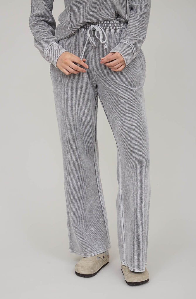Tucker Ribbed Lounge Pants - BluePeppermint Boutique
