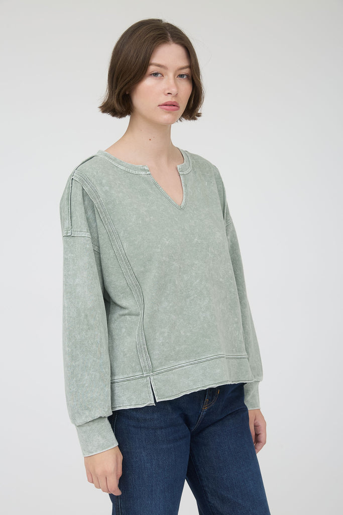 Lucky Long Sleeve Top - BluePeppermint Boutique