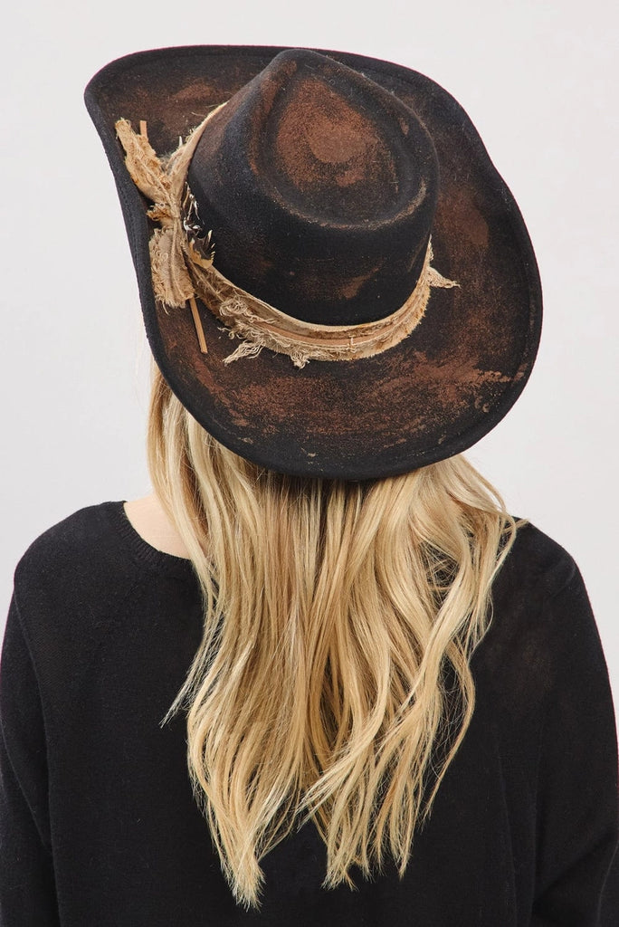 Scarlett 2in1 Cowboy Hat - BluePeppermint Boutique