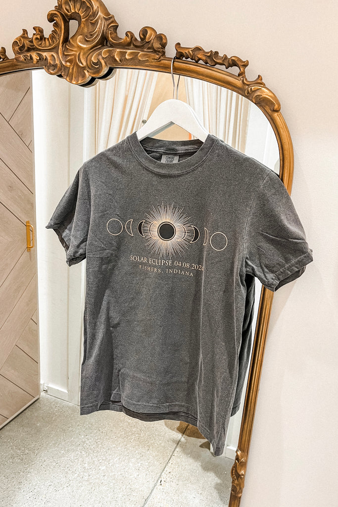 Solar Eclipse Moon Phase Fishers Graphic Tee - BluePeppermint Boutique