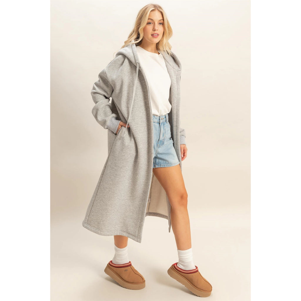 Bennett Longline Coat - BluePeppermint Boutique