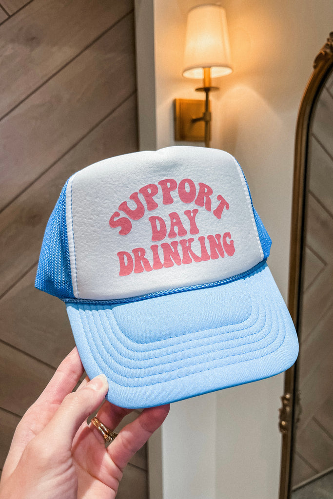Support Day Drinking Baseball Hat - BluePeppermint Boutique