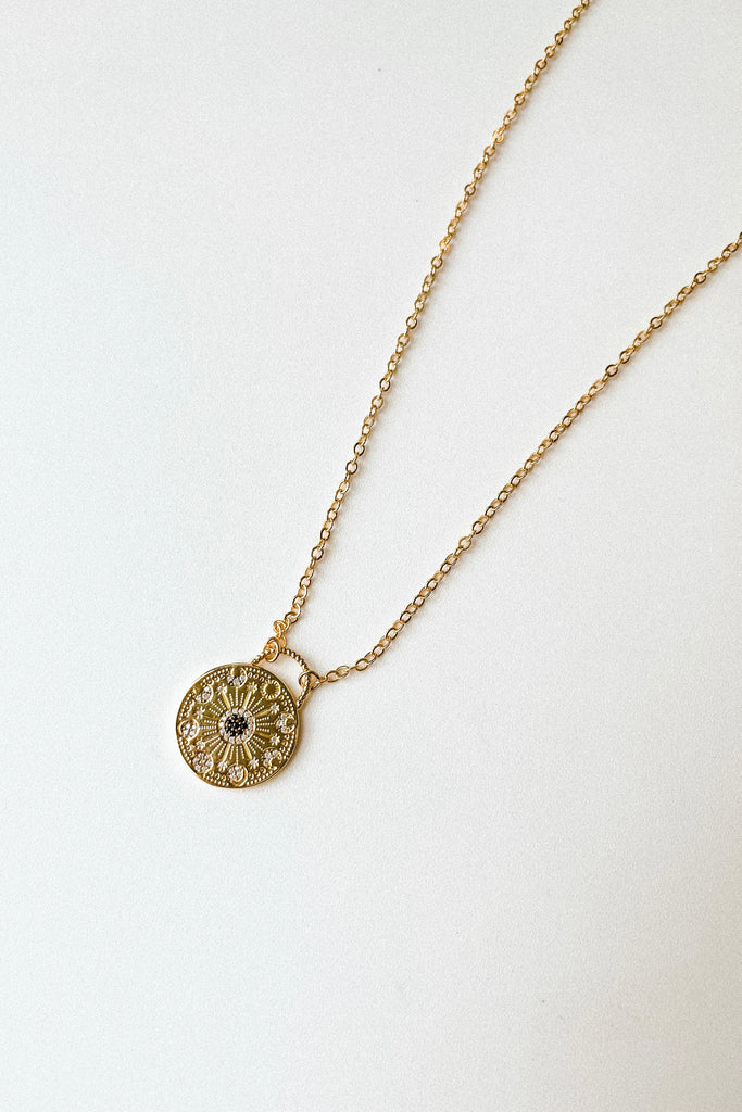 The Moon Dial Necklace - BluePeppermint Boutique