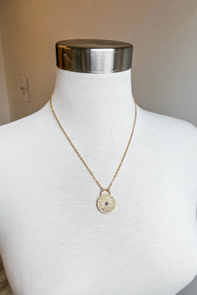 The Moon Dial Necklace - BluePeppermint Boutique