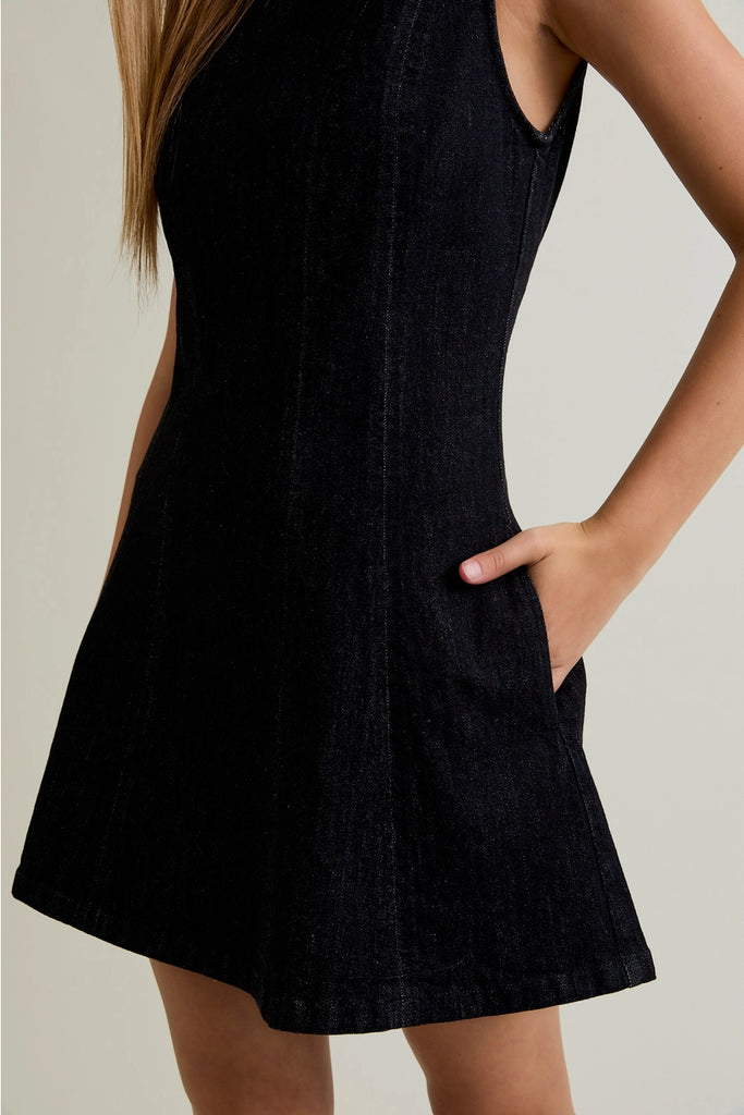 Juliet Denim Dress - BluePeppermint Boutique