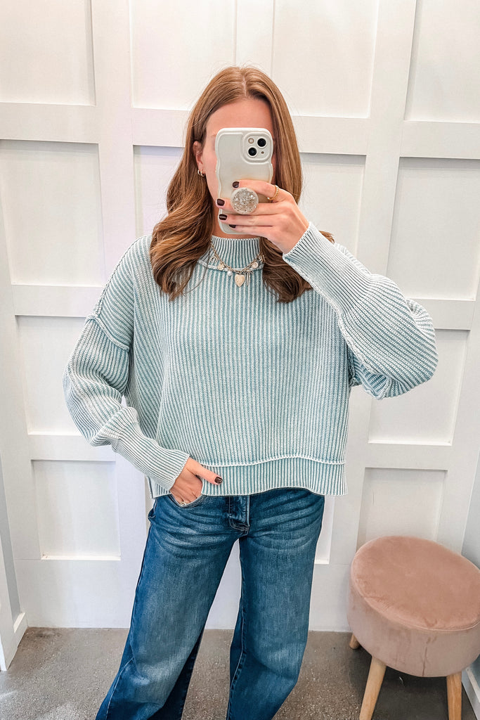 oversized ribbed sweater