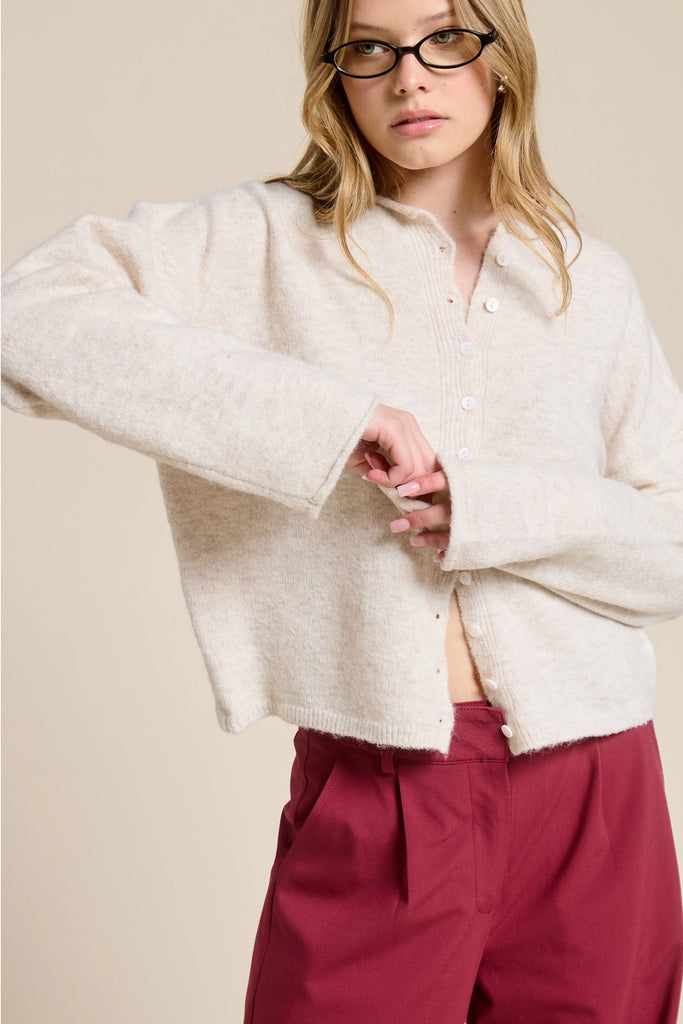 Starlight Button Cardigan Top - BluePeppermint Boutique