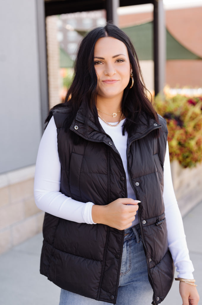 Puff Daddy Vest with Pockets - BluePeppermint Boutique