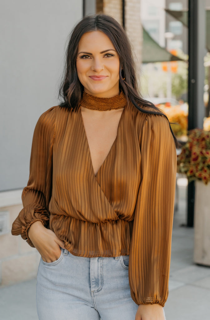 Date Night Cut Out Top - BluePeppermint Boutique