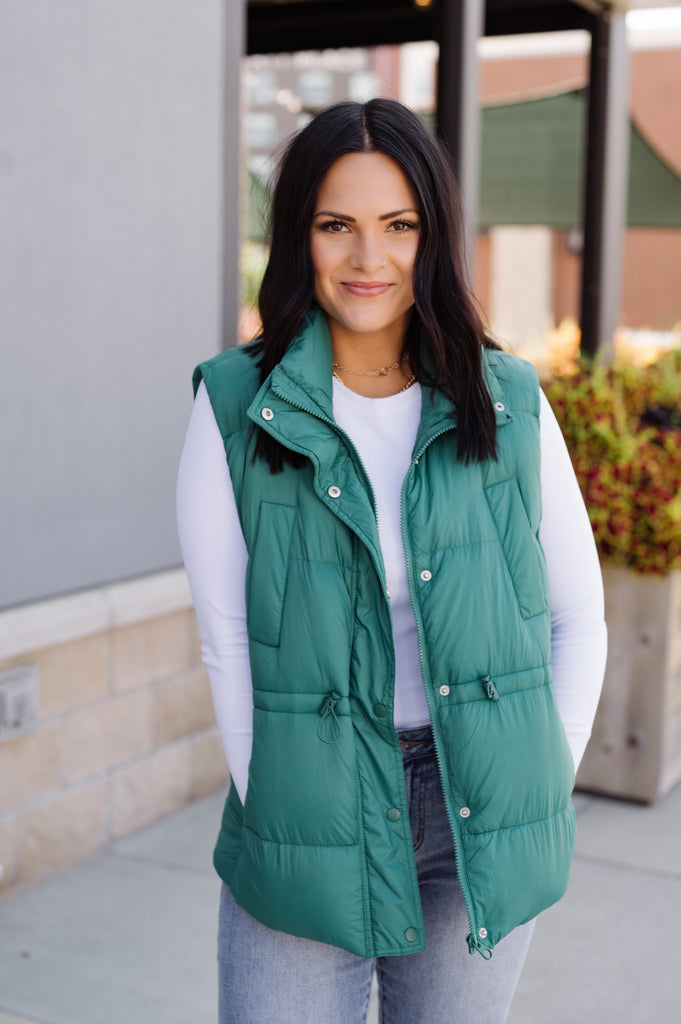 Puff Daddy Vest with Pockets - BluePeppermint Boutique