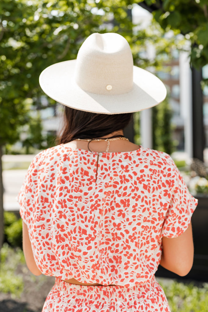 Aspen Floral Blouse - BluePeppermint Boutique