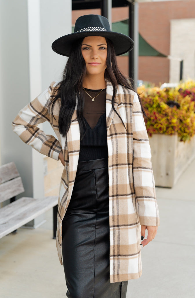 Amazon.com: 2021 Plaid Woolen Jacket, Ladies Breasted Lapel Shirt Jackets  Casual Side Split Soft Cozy Loose Overcoat : Clothing, Shoes & Jewelry