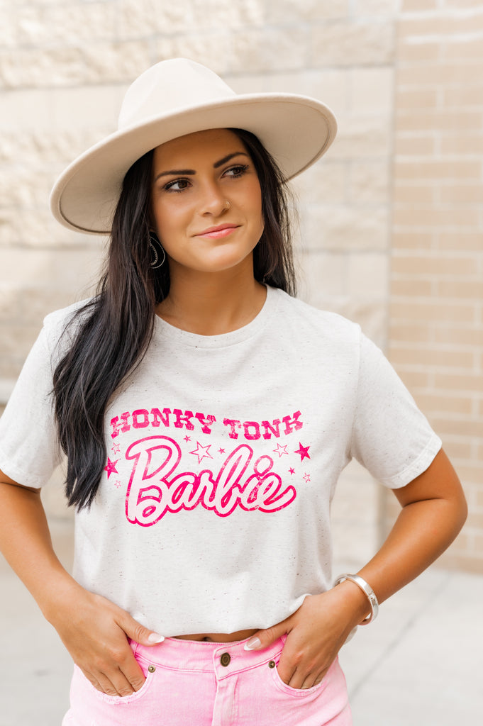 Honkey Tonk Barbie Tee - BluePeppermint Boutique