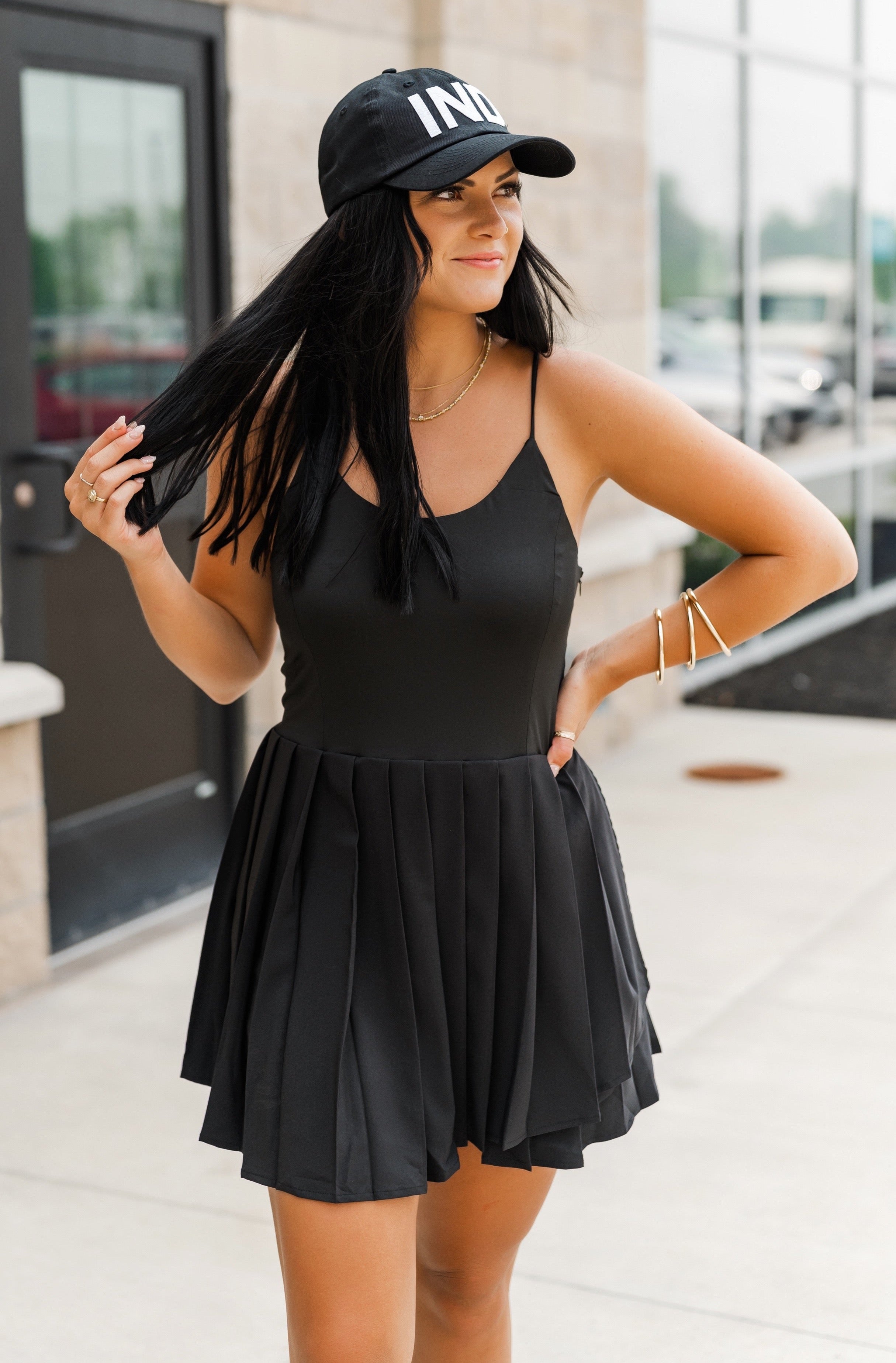 Love All-Tennis Pleated Skort Dress-FINAL SALE