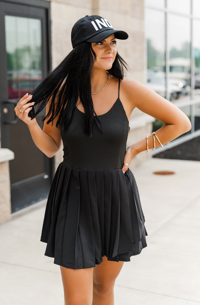 Love All-Tennis Pleated Skort Dress - BluePeppermint Boutique