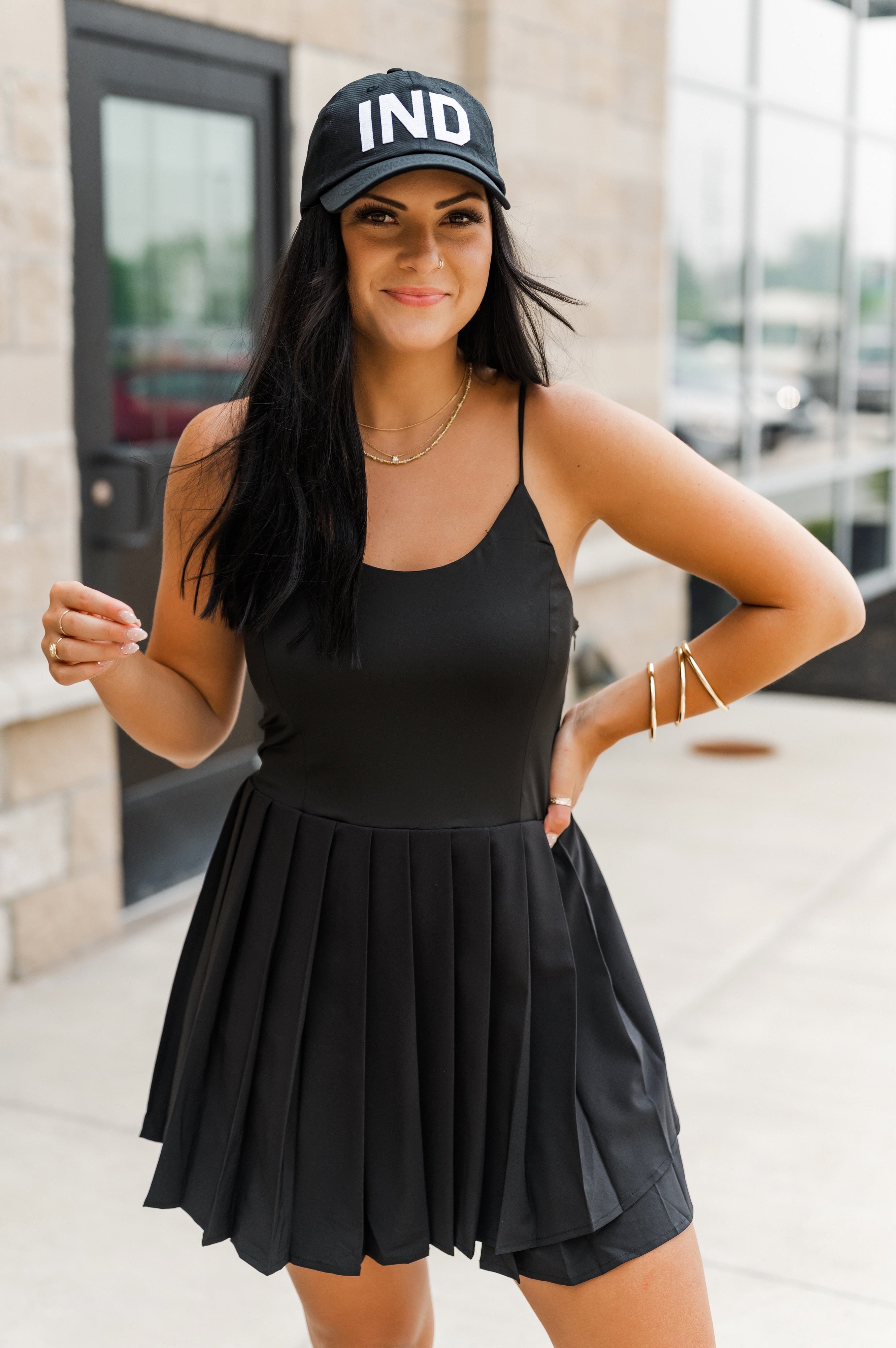 Love All-Tennis Pleated Skort Dress-FINAL SALE