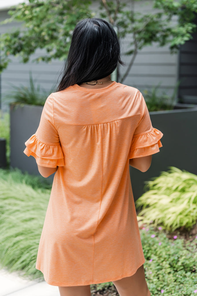 Tea Time Flowy T-Shirt Dress - BluePeppermint Boutique