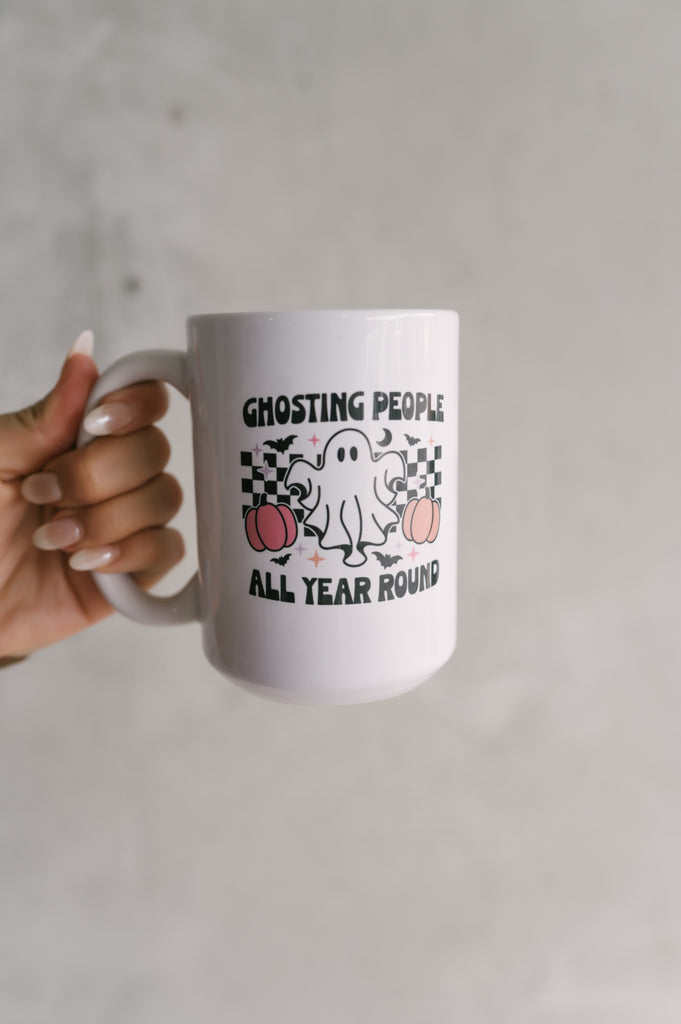 Ghosting People All year Round Mug - BluePeppermint Boutique
