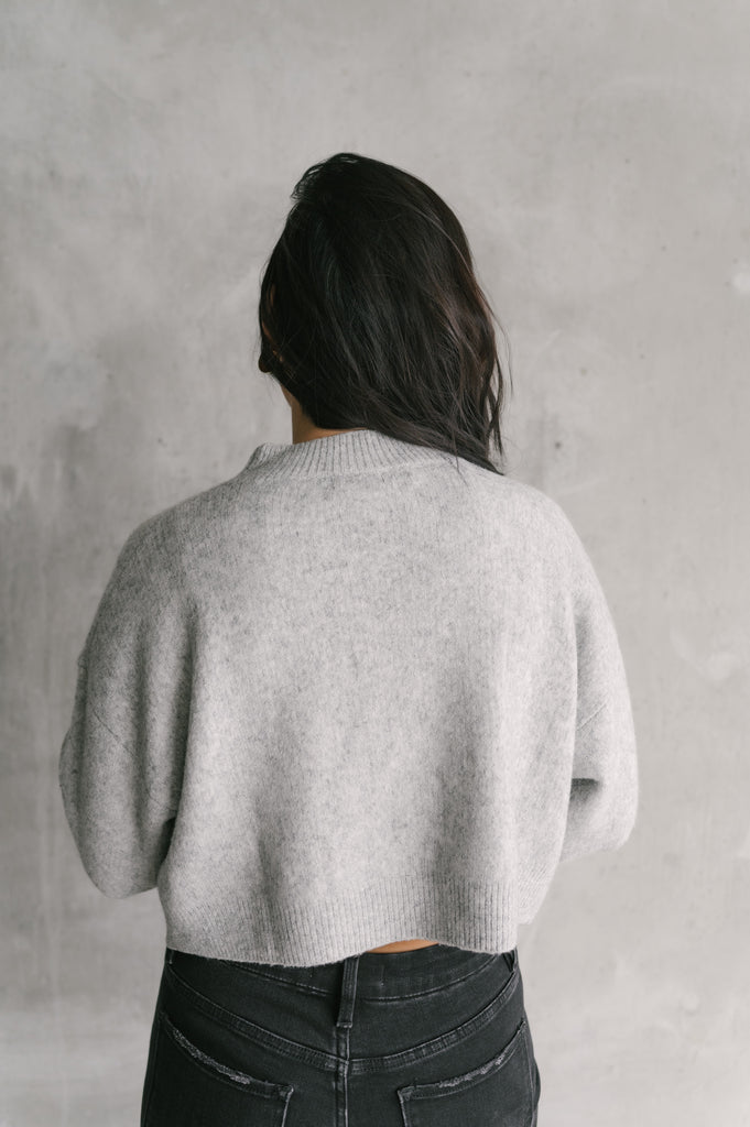 Crop it like it's hot-Cropped Ribbed Sweater - BluePeppermint Boutique