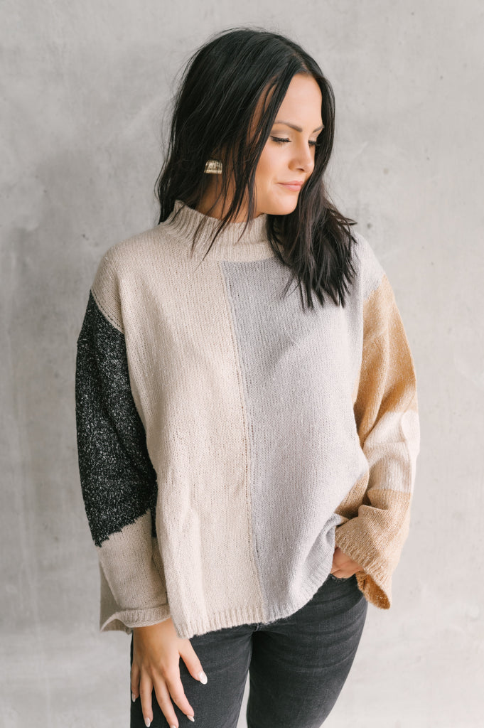 Color "Please don't block me" Pullover - BluePeppermint Boutique