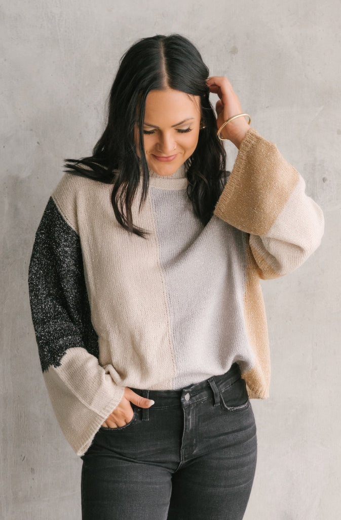 Color "Please don't block me" Pullover - BluePeppermint Boutique
