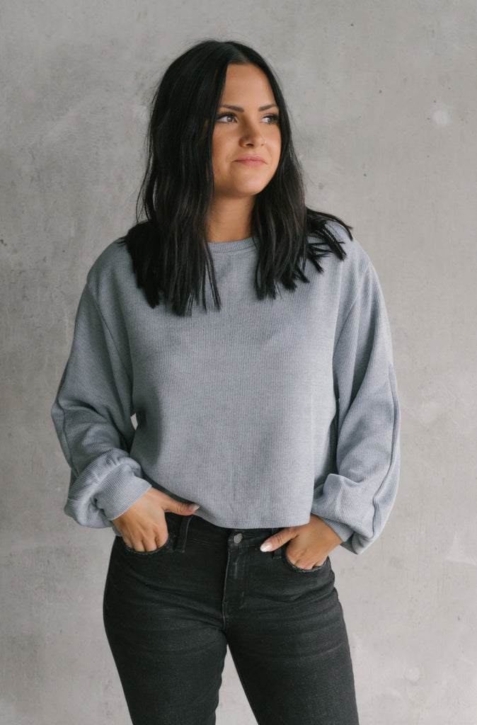 Taylor Knit Long Sleeve - BluePeppermint Boutique