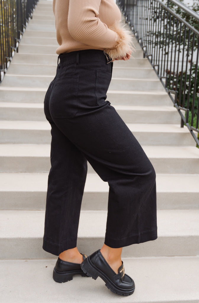 Trendsetter Wide Leg Pant - BluePeppermint Boutique