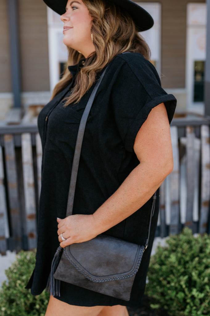The Elana Black Purse - BluePeppermint Boutique
