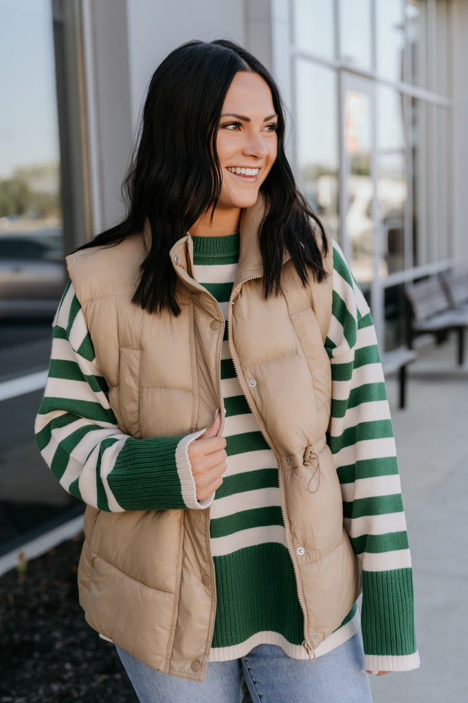 Puff Daddy Vest with Pockets - BluePeppermint Boutique
