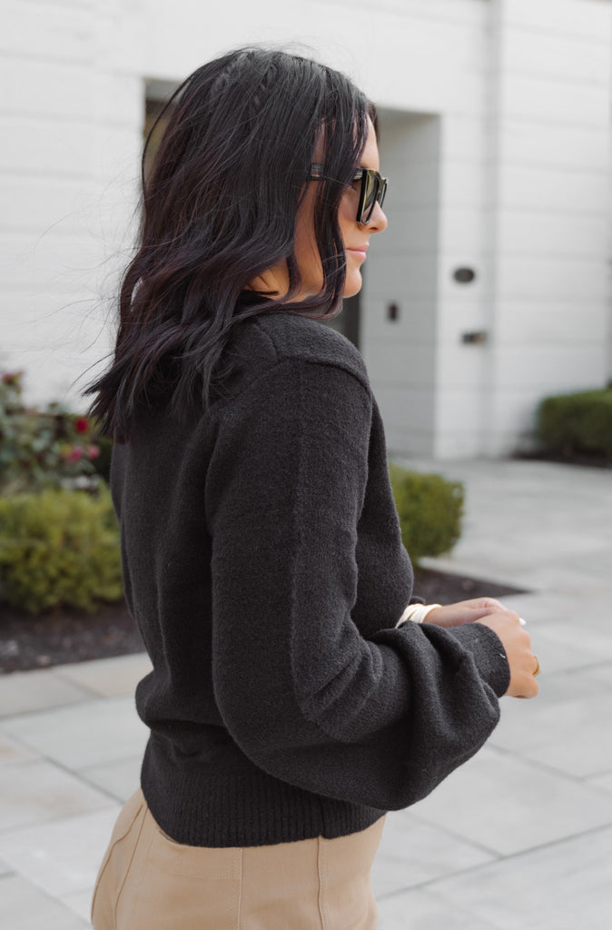 Crop it like it's hot-Cropped Ribbed Sweater - BluePeppermint Boutique