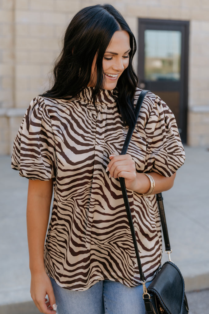 Party Animal Blouse - BluePeppermint Boutique