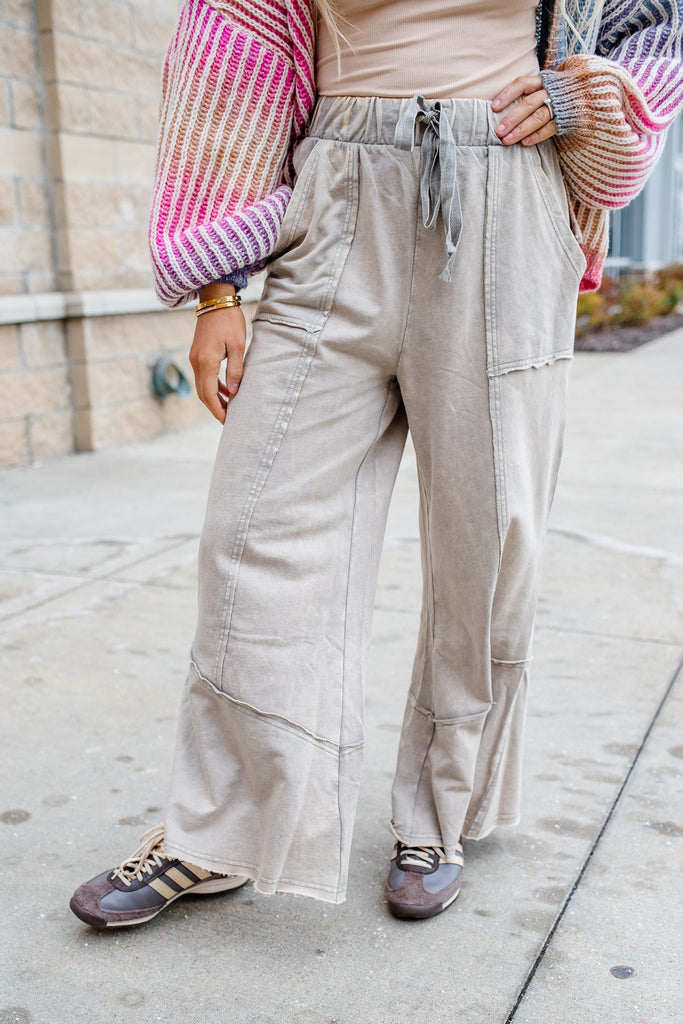 acid wash lounge pants