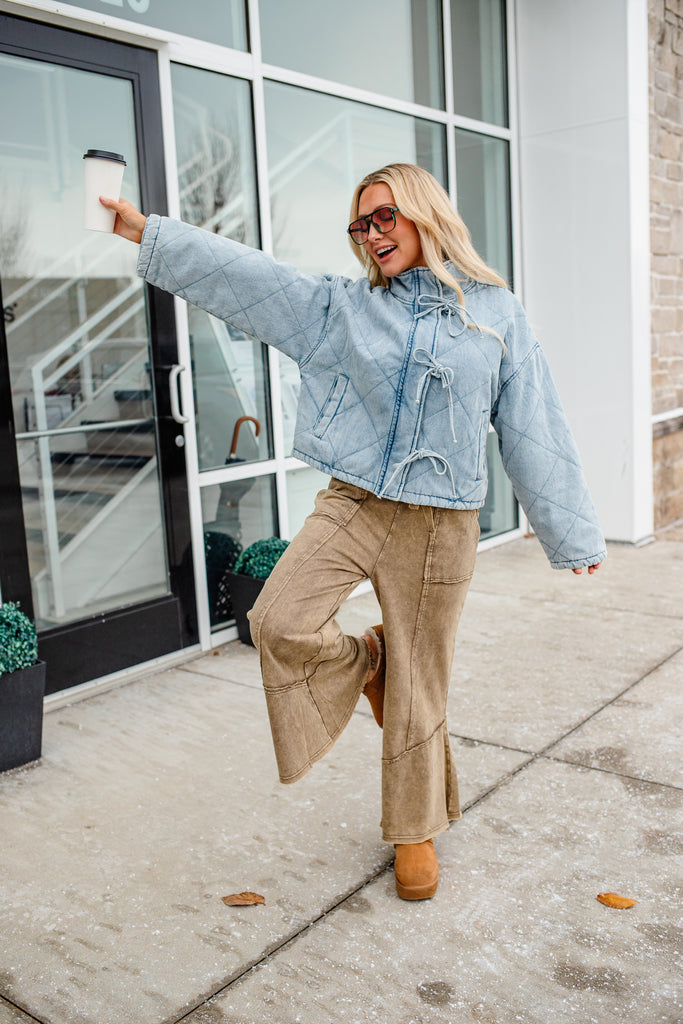 acid wash lounge pants