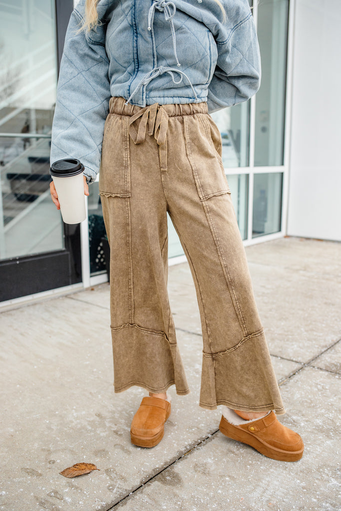 acid wash lounge pants