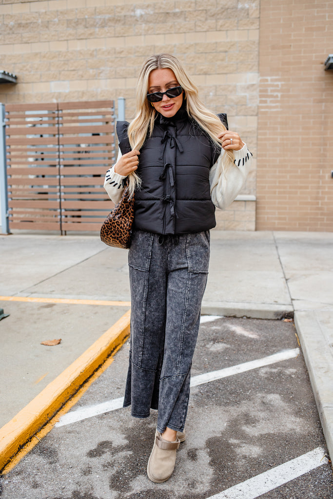 acid wash lounge pants