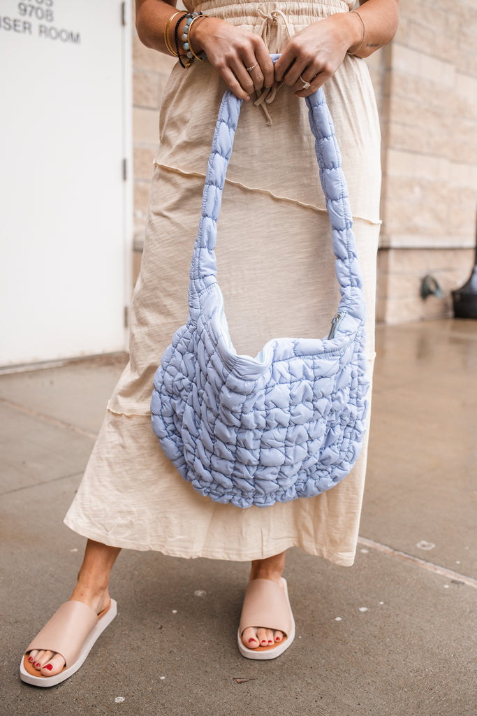 Freeda Puffer Tote Bag - BluePeppermint Boutique