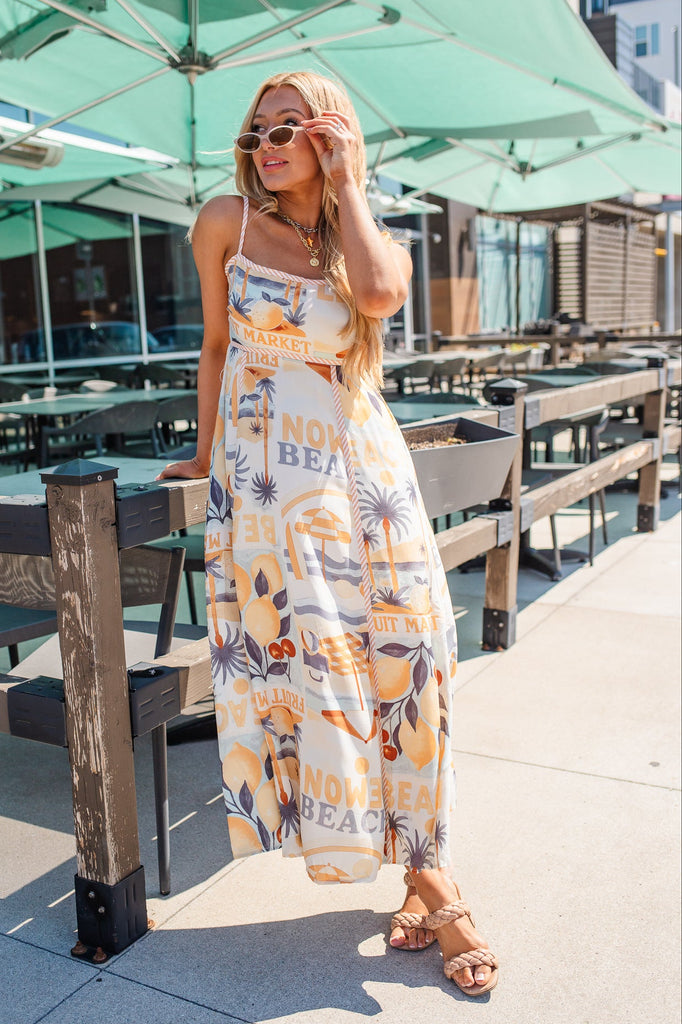 blu pepper midi dress Blu Pepper Striped Knit Midi Dress main image 1